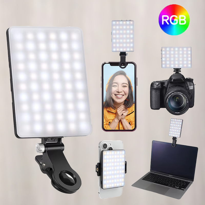 Laptop Accessories Rgb - Mini RGB LED Fill Light Portable