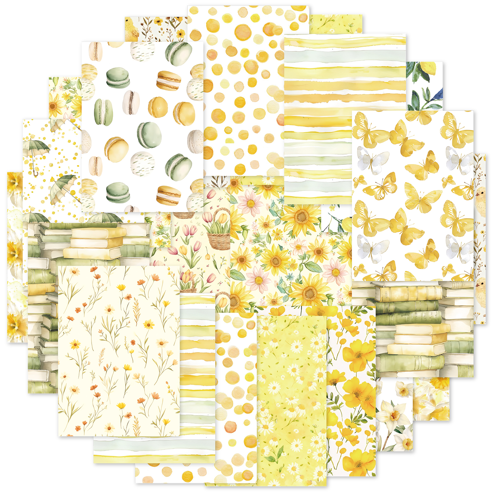Yellow Laptop Accessories - Etori Life Apricot Yellow Flower Series