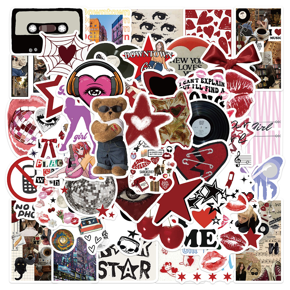 Laptop Accessories Girly - 10/30/50PCS Cool Downtown Y2K Girls Cartoon