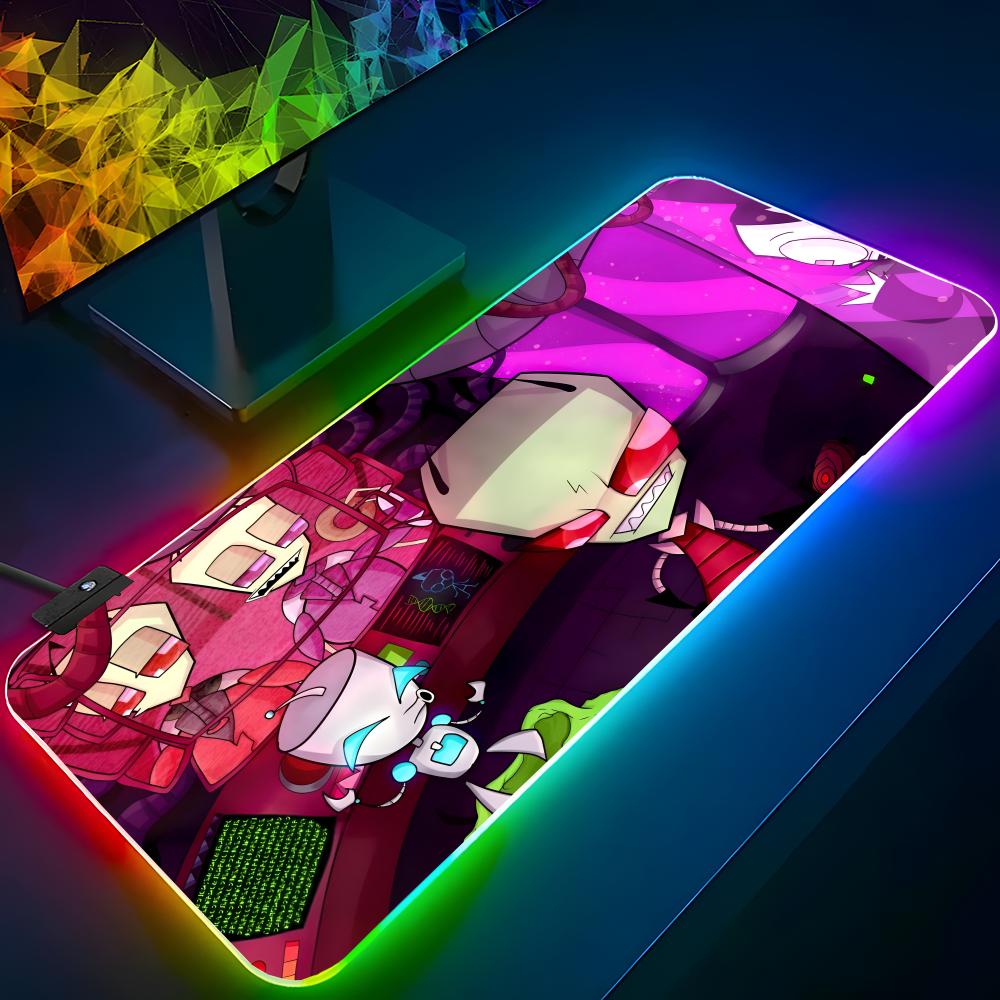 Laptop Accessories Rgb - I-Invader Z-Zim Mouse Pad RGB Backlit