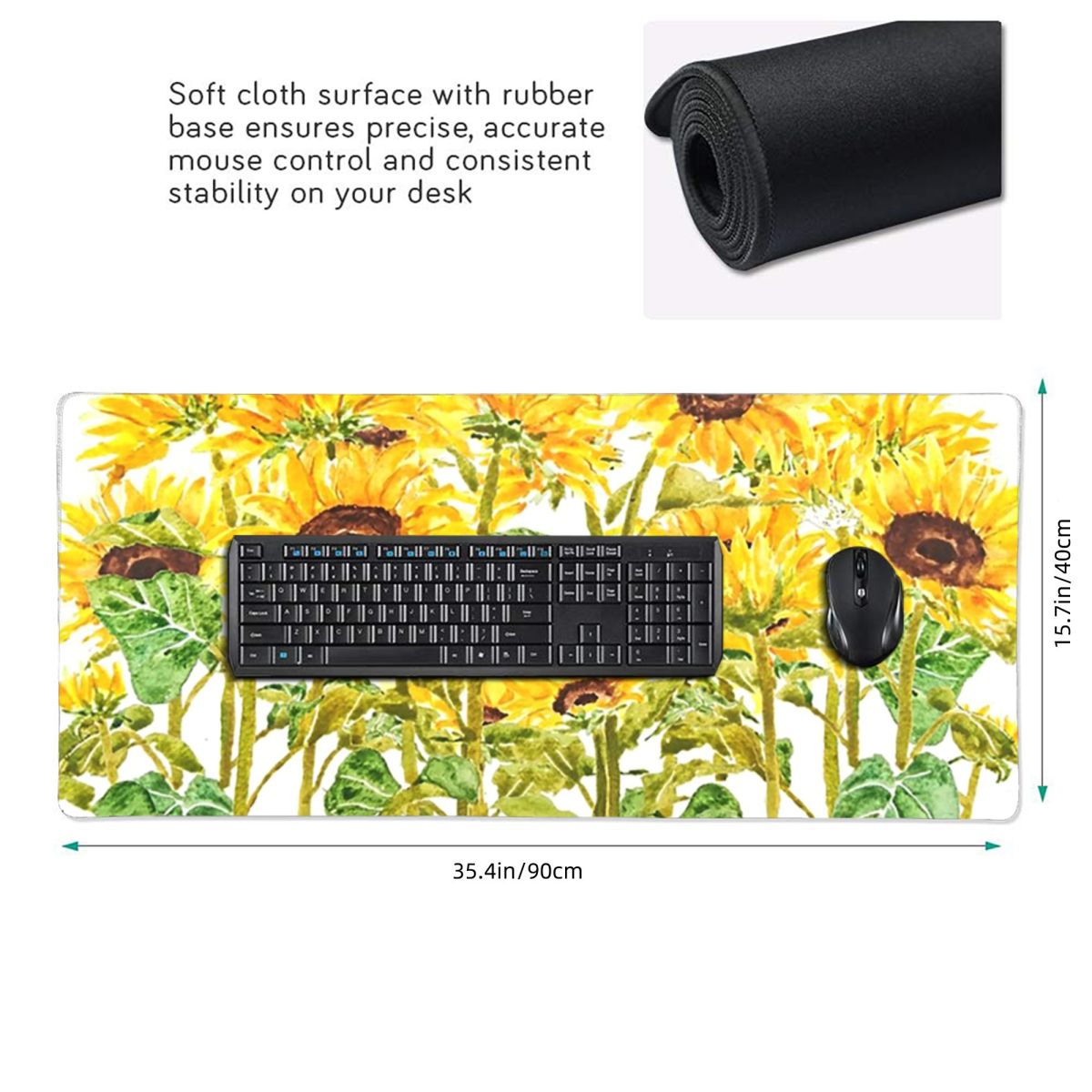 Sunflower Vibrant Yellow Flora - مراجعة Yellow Laptop Accessories وسعره