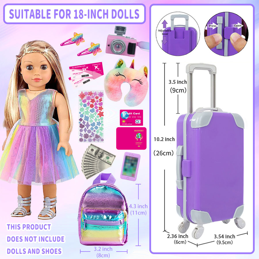 18inch Doll Clothes and Access - مراجعة Laptop Accessories For Girls وسعره