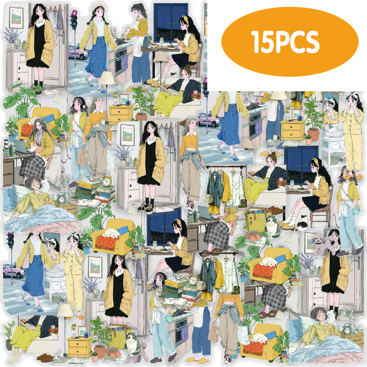 Etori Life Home Moment 15Pcs W - مراجعة Yellow Laptop Accessories وسعره