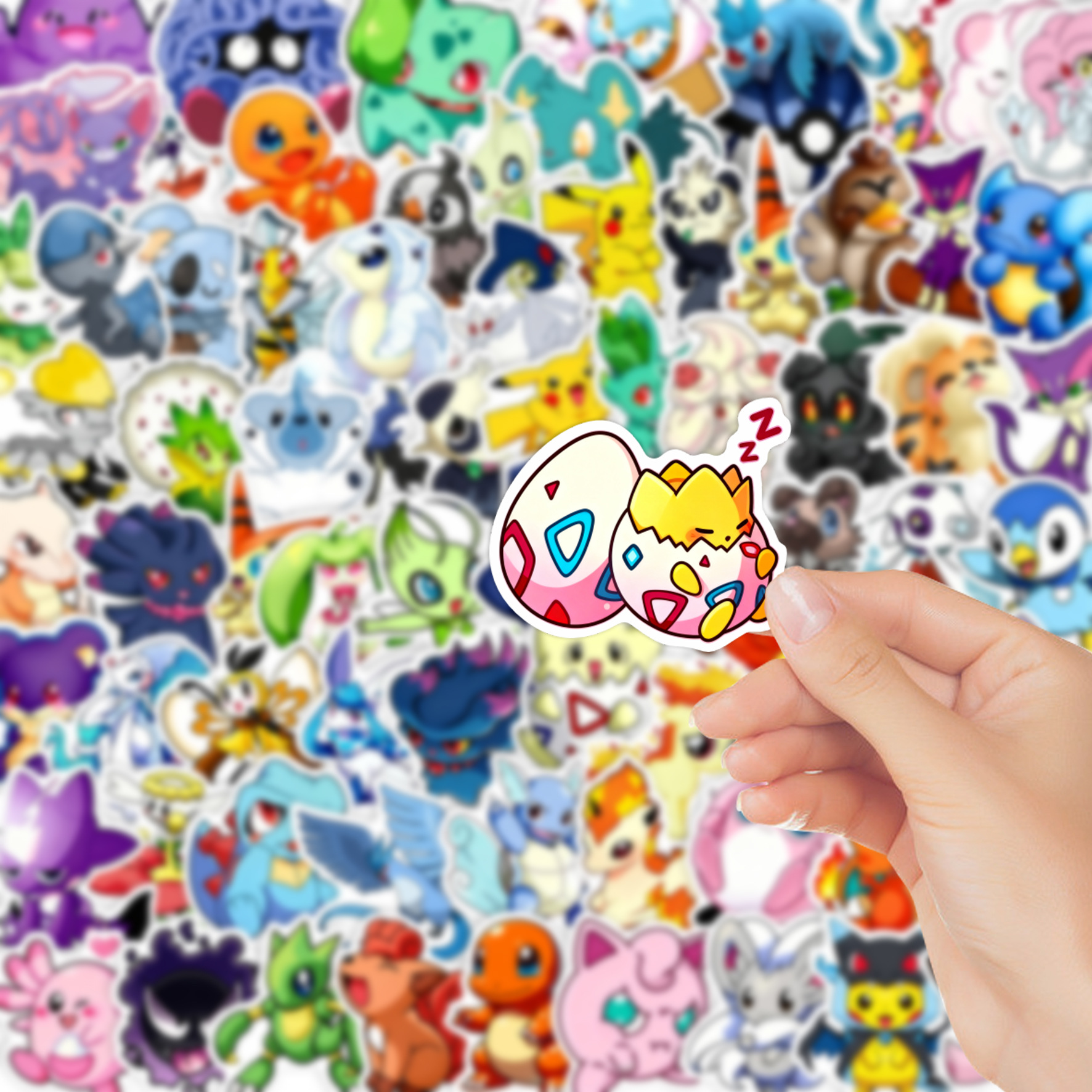 100/200pcs Pokemon Anime Stick - مراجعة Laptop Accessories Kids وسعره