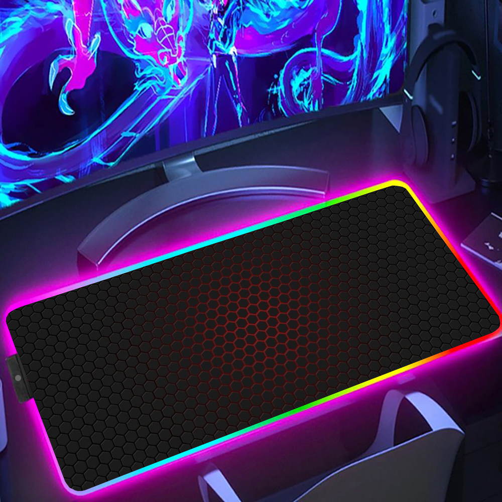 LED Lighting RGB Mouse Pad E-s - مراجعة Laptop Accessories Rgb وسعره