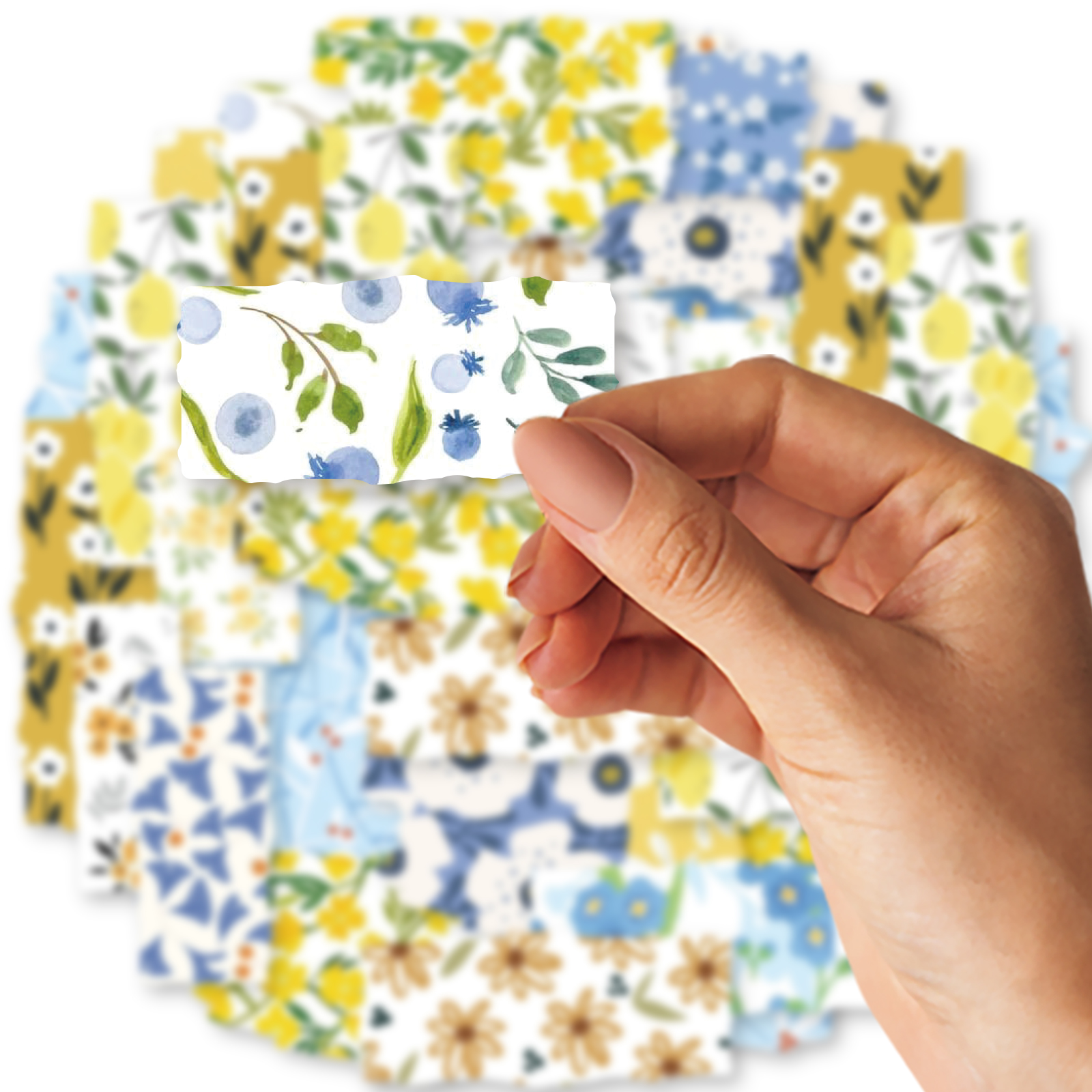 Etori Life Floral Theme Washi  - مراجعة Yellow Laptop Accessories وسعره