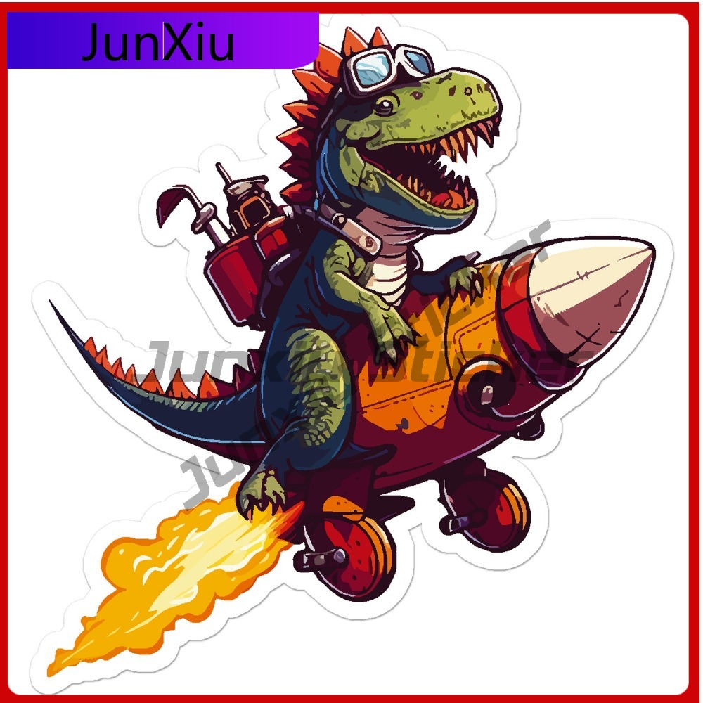 Dinosaur On Rocket Unique Must - مراجعة Laptop Accessories You Must Have وسعره