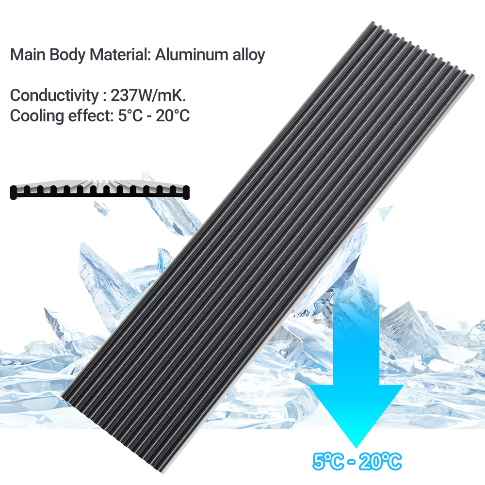 JEYI M.2 SSD Heatsink, Aluminu - مراجعة External Nvme Ssd وسعره
