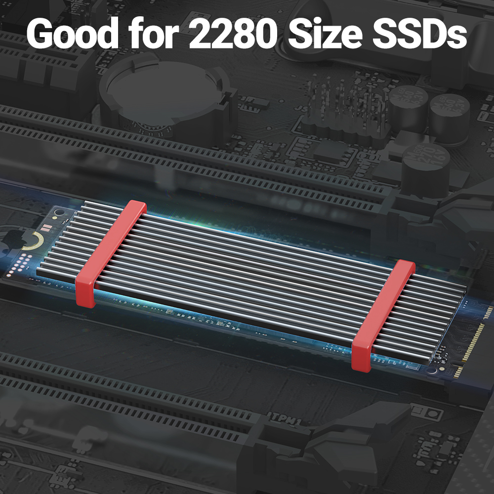 JEYI M.2 SSD Heatsink, Aluminu - مراجعة External Nvme Ssd وسعره