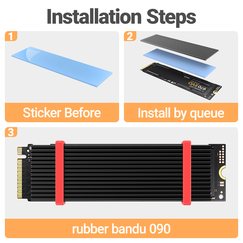 JEYI M.2 SSD Heatsink, Aluminu - مراجعة External Nvme Ssd وسعره
