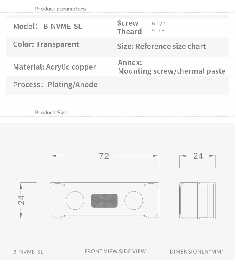 Bykski Water Block for 2280 /2 - مراجعة External Nvme Ssd وسعره