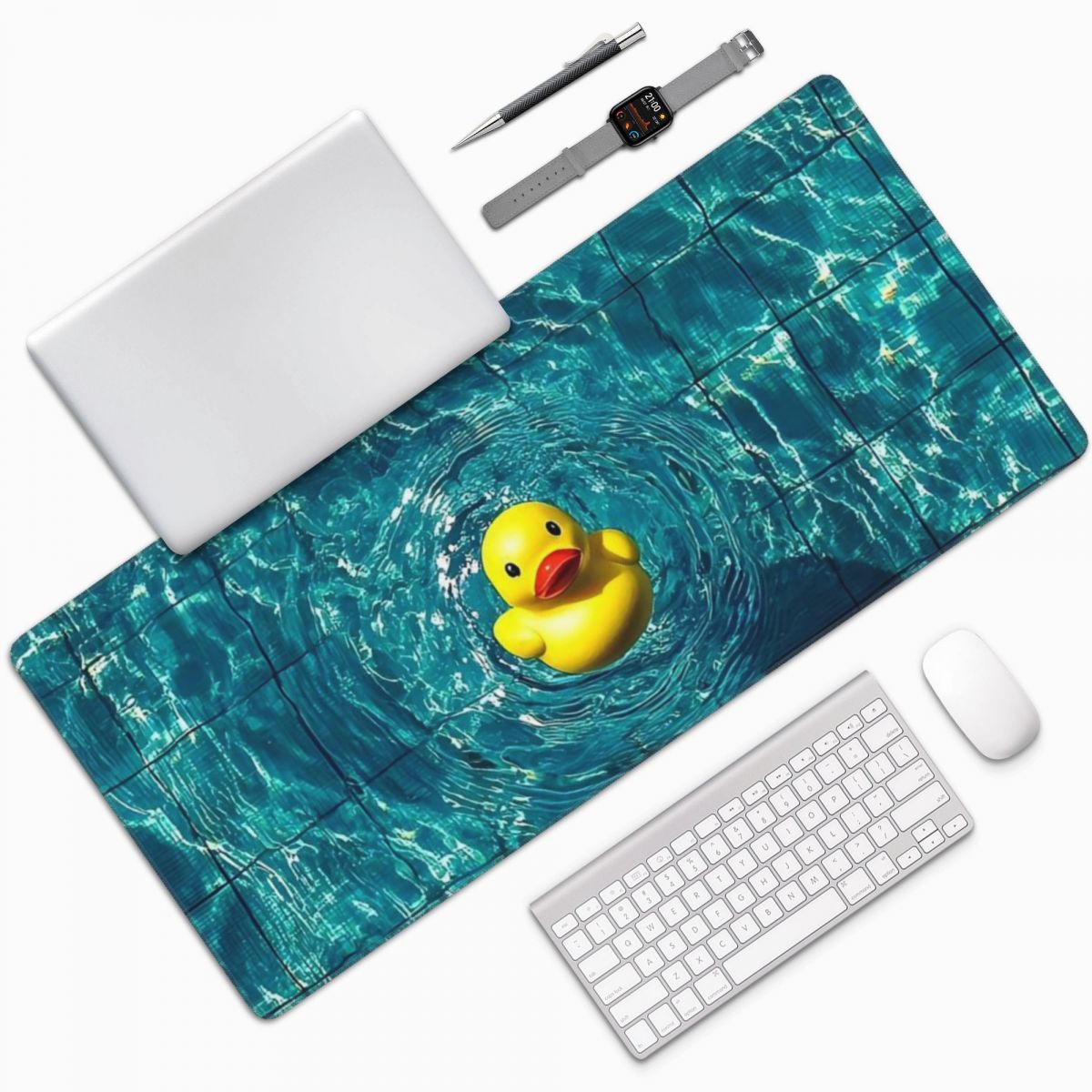Yellow Duck In The Pool Large  - مراجعة Yellow Laptop Accessories وسعره