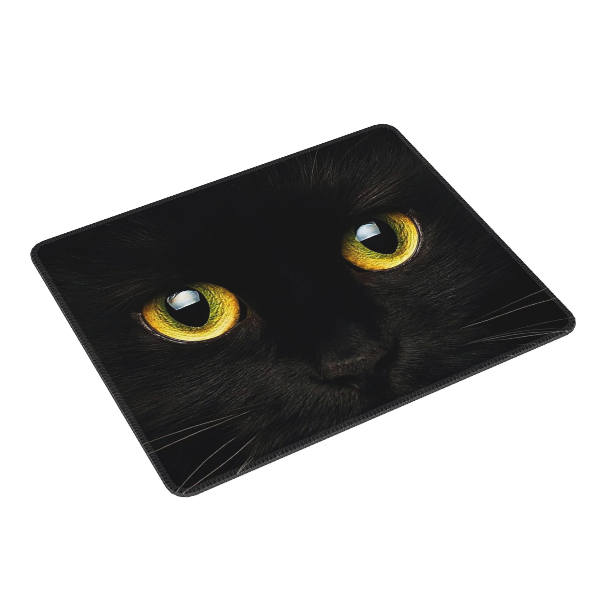 Black Cat Face And Yellow Eyes - مراجعة Yellow Laptop Accessories وسعره