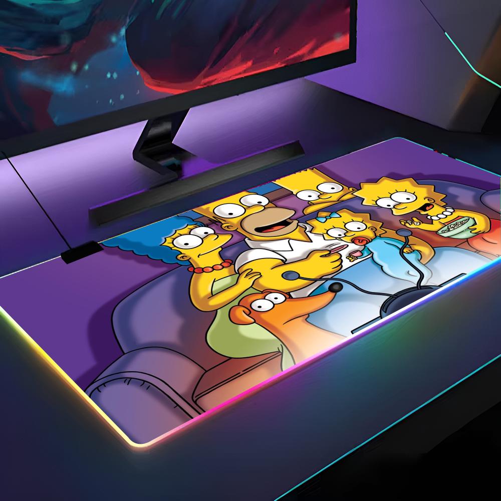 The-Simpsons Cartoon Mouse Pad - مراجعة Laptop Accessories Rgb وسعره