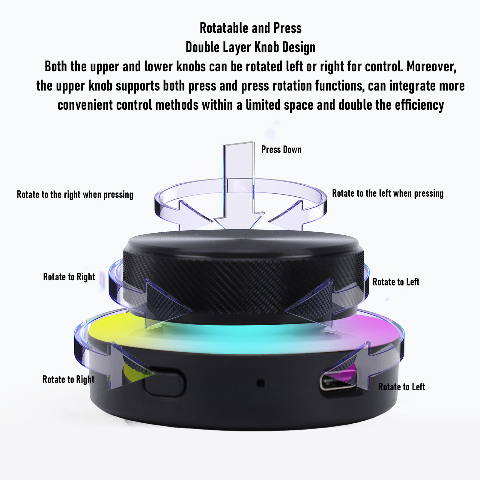 Customizable Knob Controller 2 - مراجعة Laptop Accessories Rgb وسعره