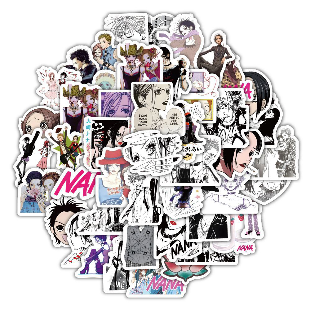 60PCS Anime NANA Stickers Cool - مراجعة Laptop Accessories Kids وسعره