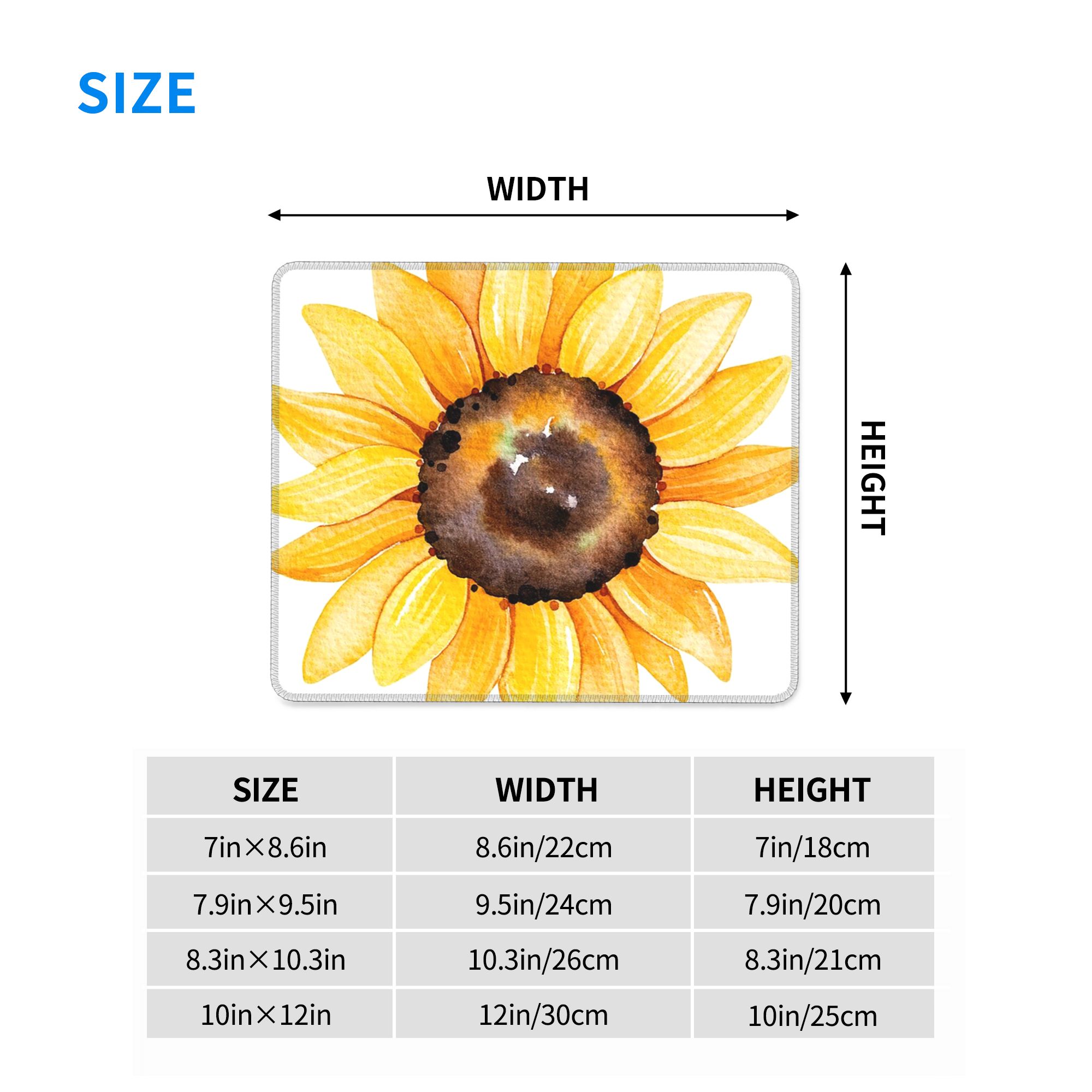 Watercolor Sunflower Vibrant Y - مراجعة Yellow Laptop Accessories وسعره