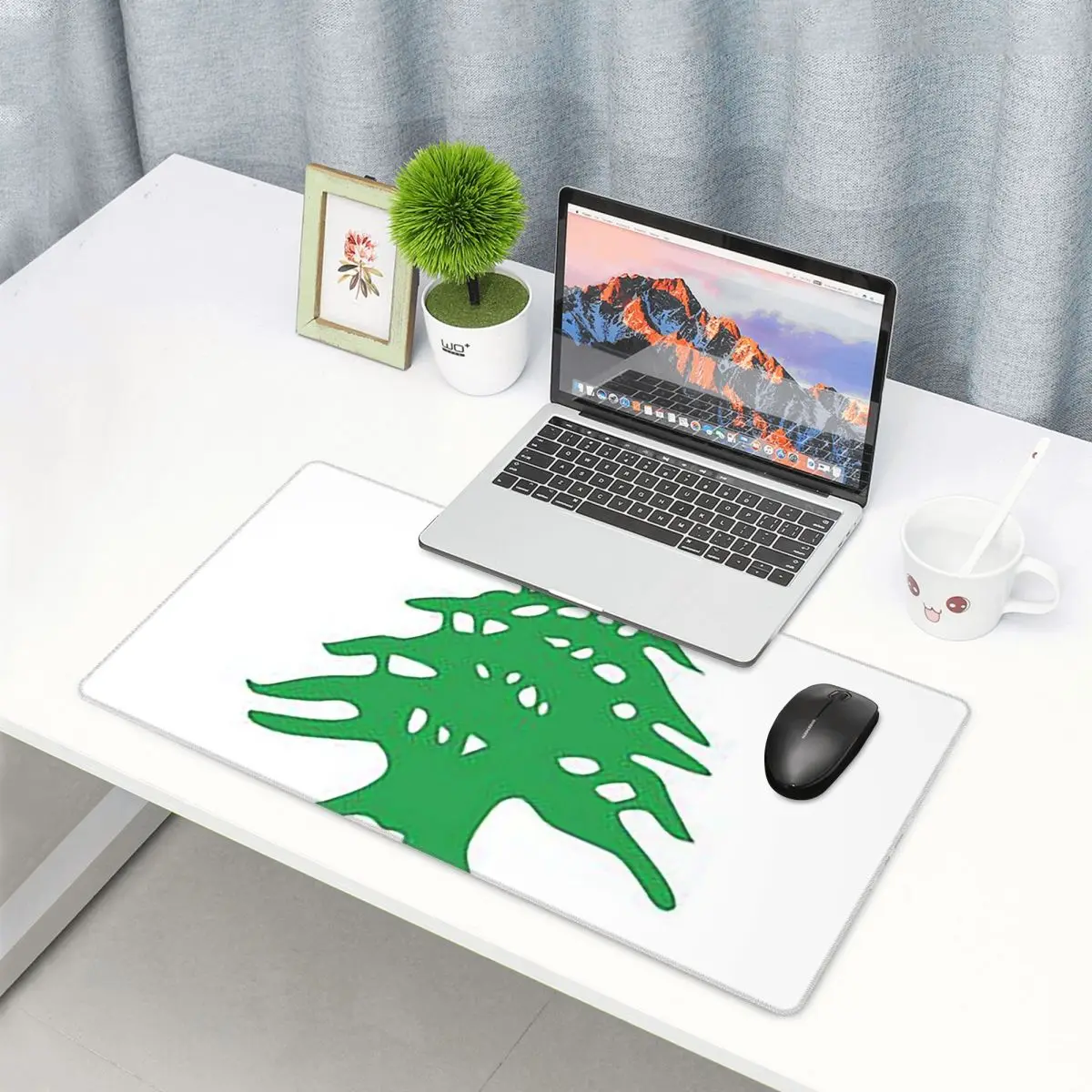 Large Mouse Pad Flag Of Lebano - مراجعة Laptop Accessories Lebanon وسعره