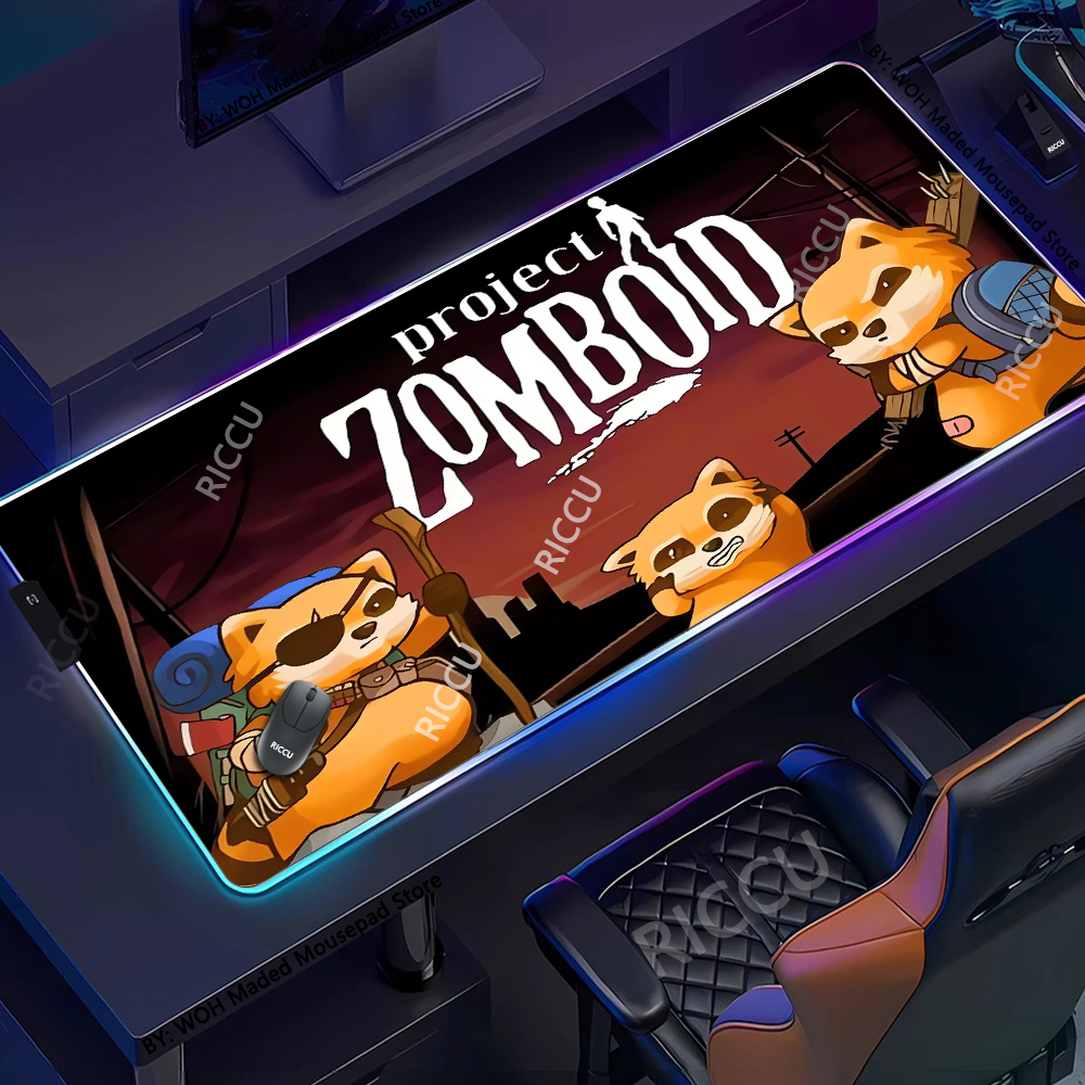 Project Zomboid Game Mousepad  - مراجعة Laptop Accessories Rgb وسعره
