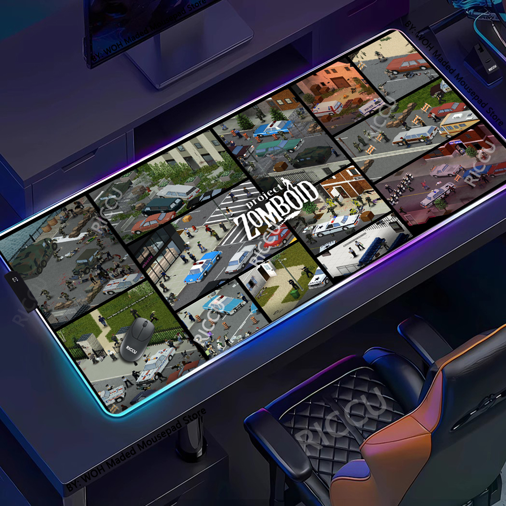 Project Zomboid Game Mousepad  - مراجعة Laptop Accessories Rgb وسعره