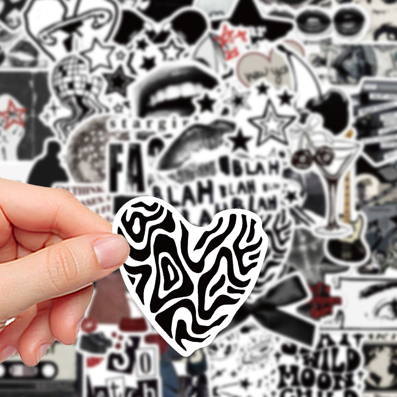 100PCS Y2K Retro Graffiti Stic - مراجعة Laptop Accessories Girly وسعره