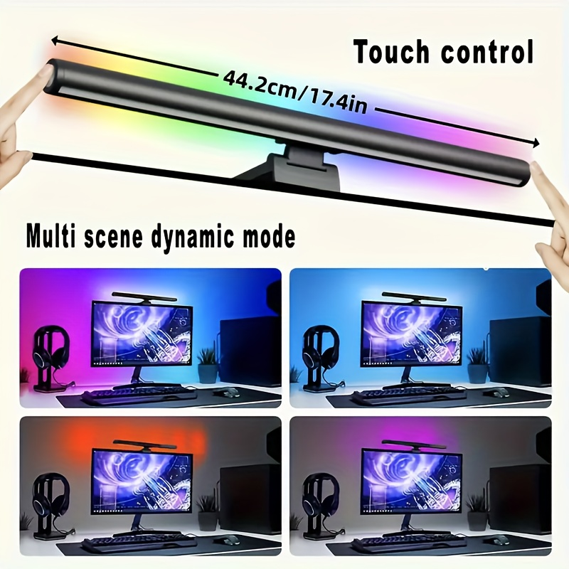 RGB Stepless Dimming LED Monit - مراجعة Laptop Accessories Rgb وسعره