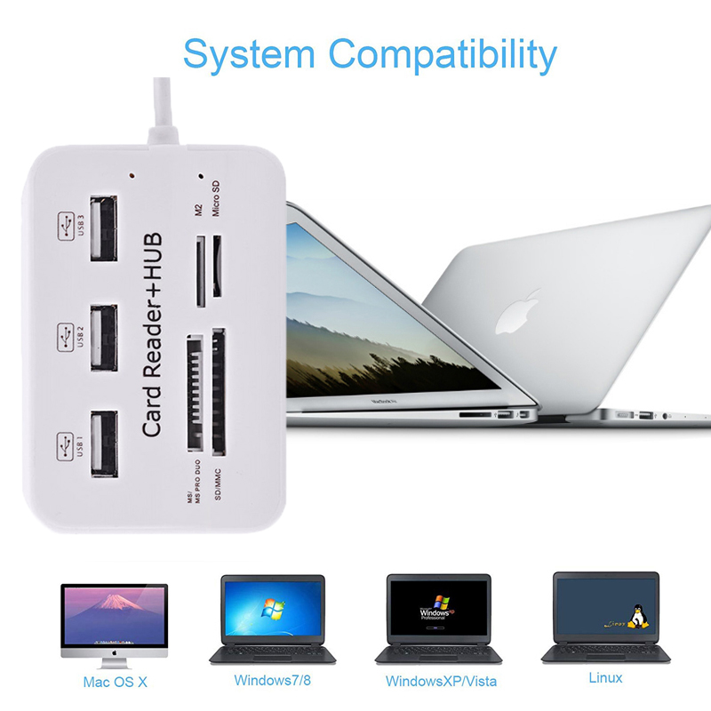 USB Hub 2.0 3 Ports TF Micro S - مراجعة Laptop Accessories All In One وسعره