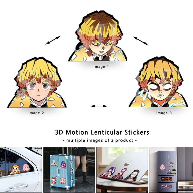 Demon Slaye Zenitsu 3D Lenticu - مراجعة Laptop Accessories Kids وسعره