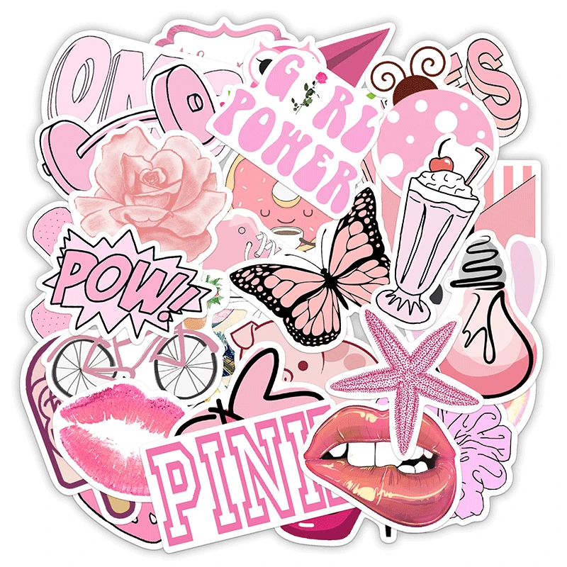 50PCS/Pack Cute Cartoon VSCO G - مراجعة Laptop Accessories Kids وسعره