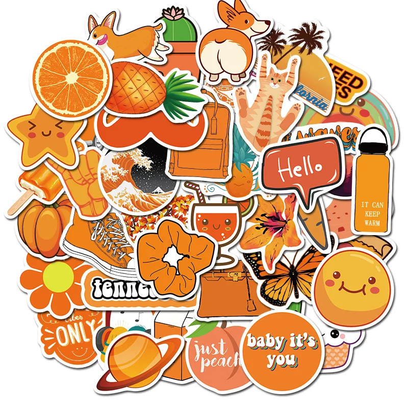 50PCS/Pack Cute Cartoon VSCO G - مراجعة Laptop Accessories Kids وسعره