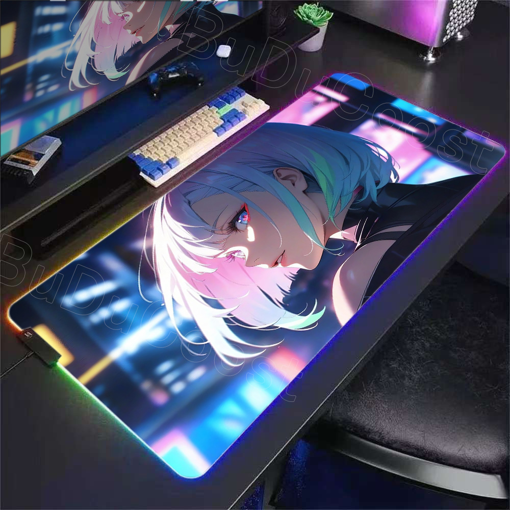 HD Anime Girl Mouse Pad RGB De - مراجعة Laptop Accessories Rgb وسعره
