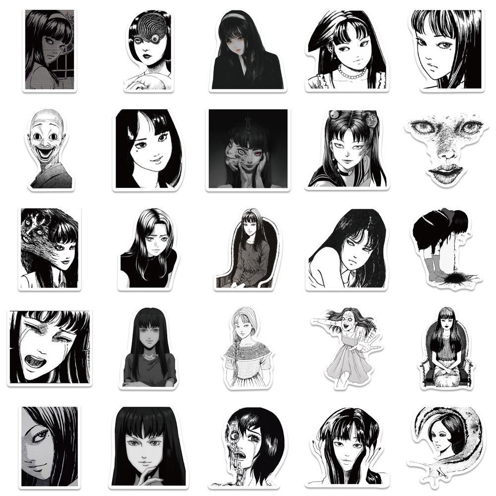 50Pcs Japanese Horror Anime To - مراجعة Laptop Accessories Girly وسعره