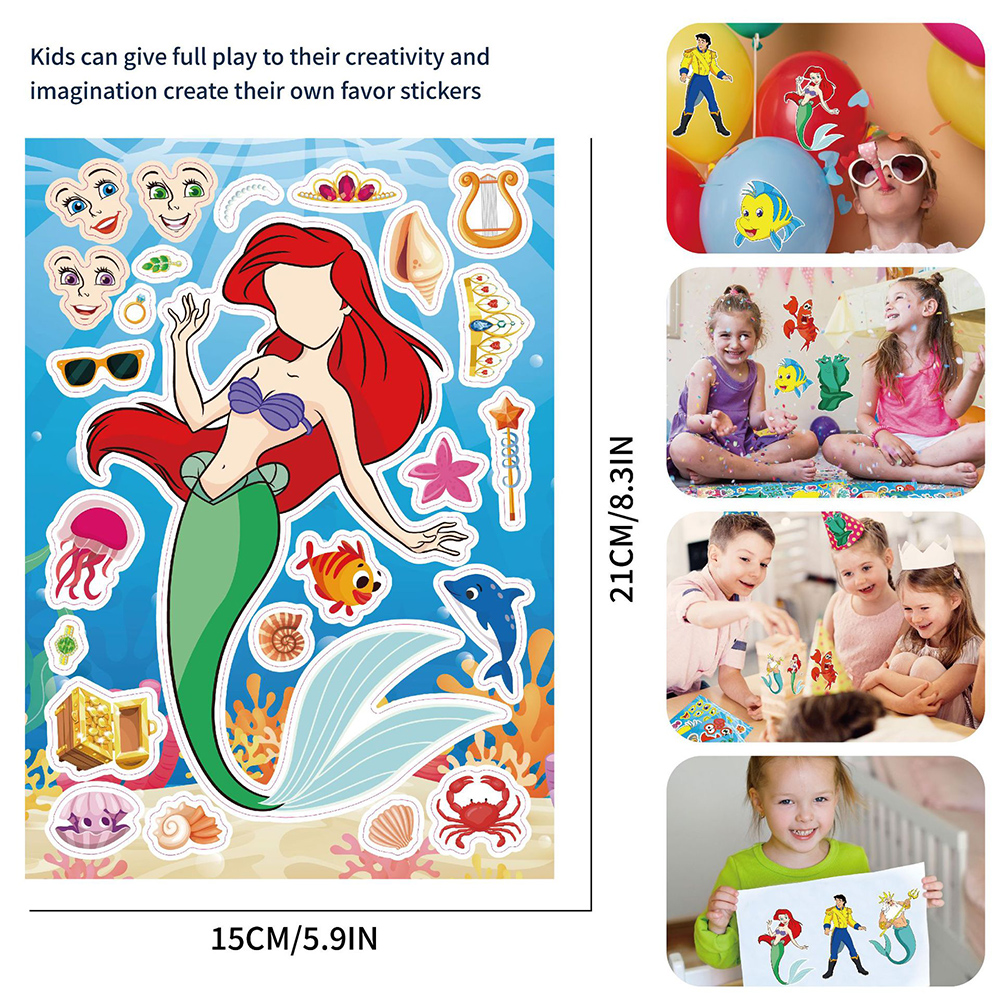 8/16sheets Disney The Little M - مراجعة Laptop Accessories Kids وسعره