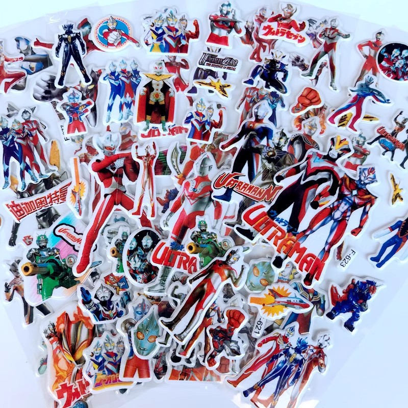 10pcs Cartoon Ultraman 3D Bubb - مراجعة Laptop Accessories Kids وسعره