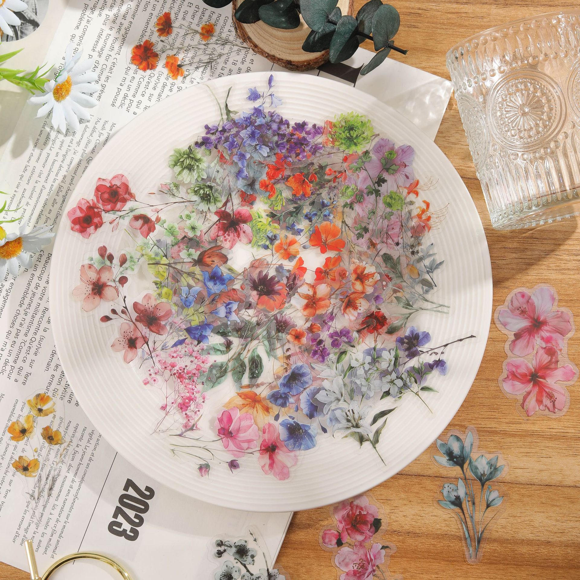 50pcs Transparent INS Ink Flow - مراجعة Laptop Accessories Kids وسعره