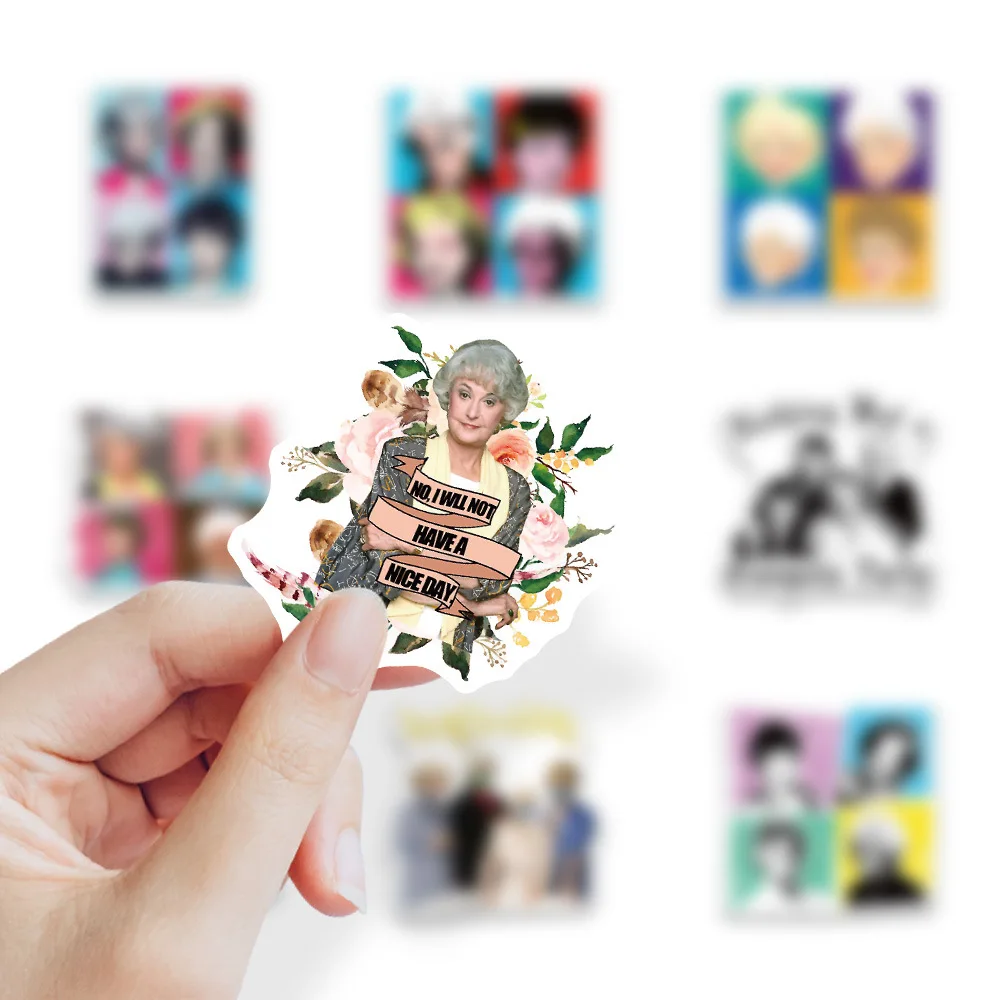 50PCS TV SHOW The Golden Girls - مراجعة Laptop Accessories Girly وسعره