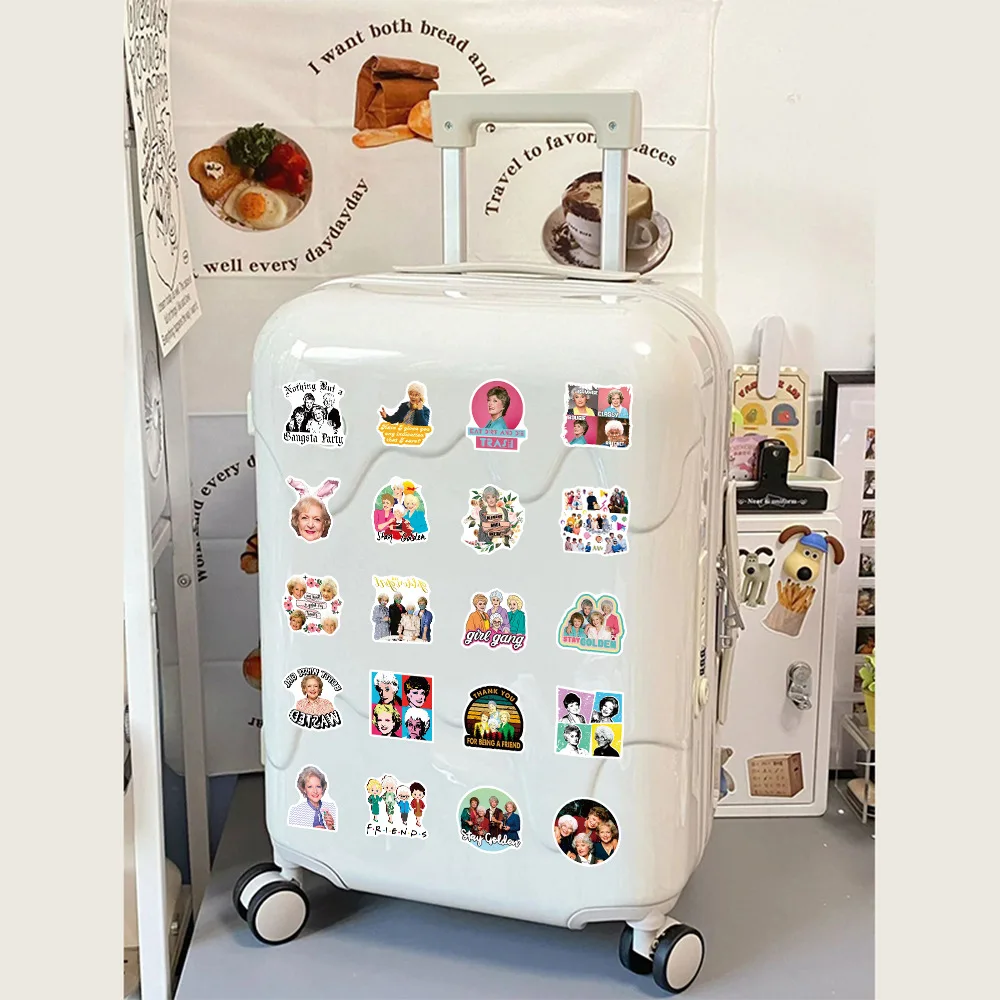 50PCS TV SHOW The Golden Girls - مراجعة Laptop Accessories Girly وسعره