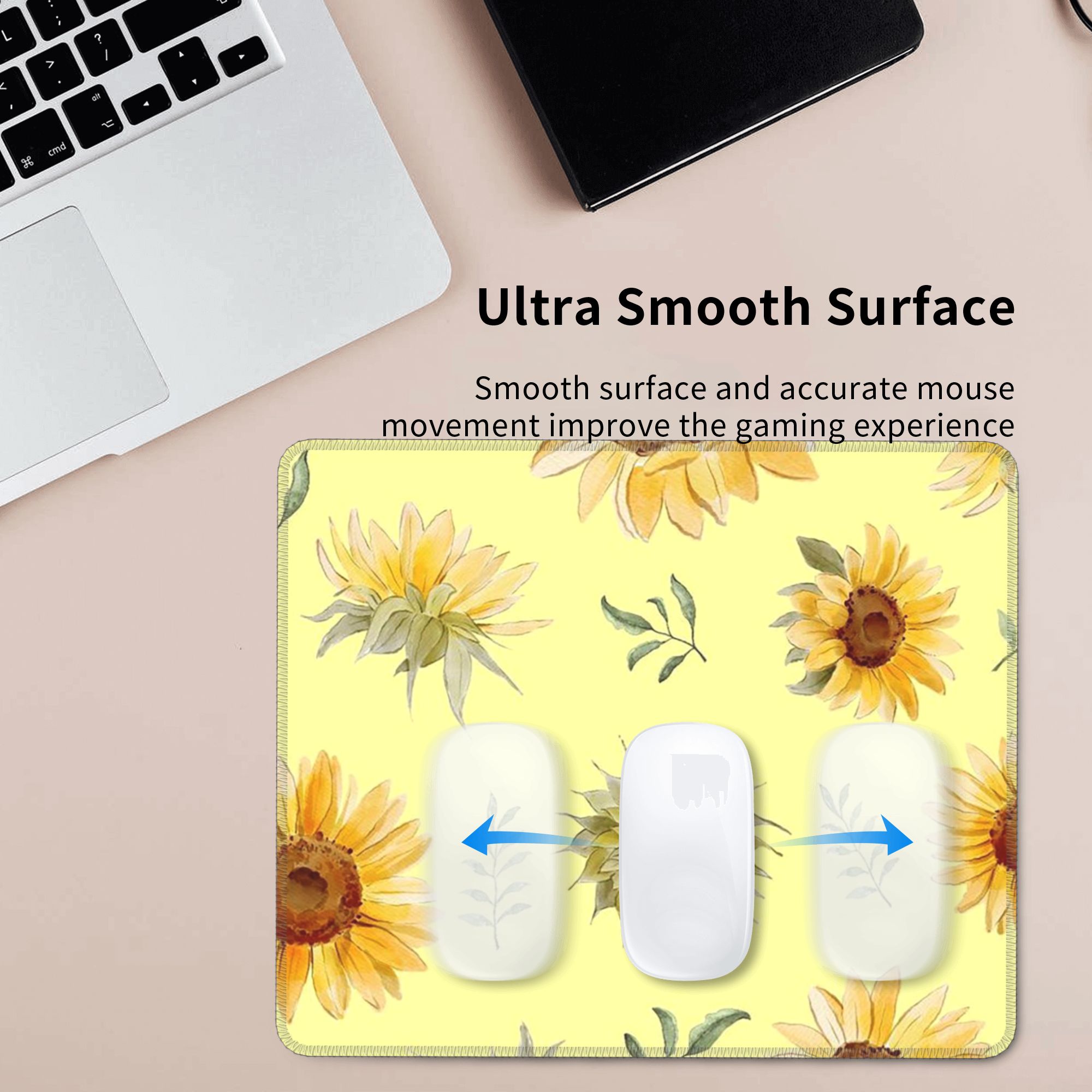 Sunflower Vibrant Yellow Flora - مراجعة Yellow Laptop Accessories وسعره