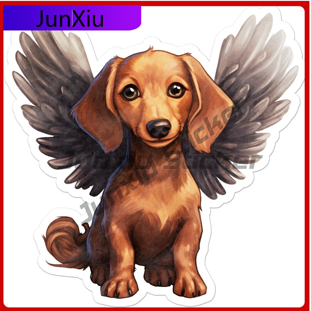 Dachshund Angel Vinyl New Must - مراجعة Laptop Accessories You Must Have وسعره