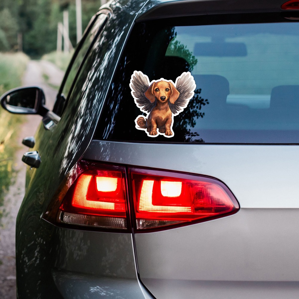 Dachshund Angel Vinyl New Must - مراجعة Laptop Accessories You Must Have وسعره