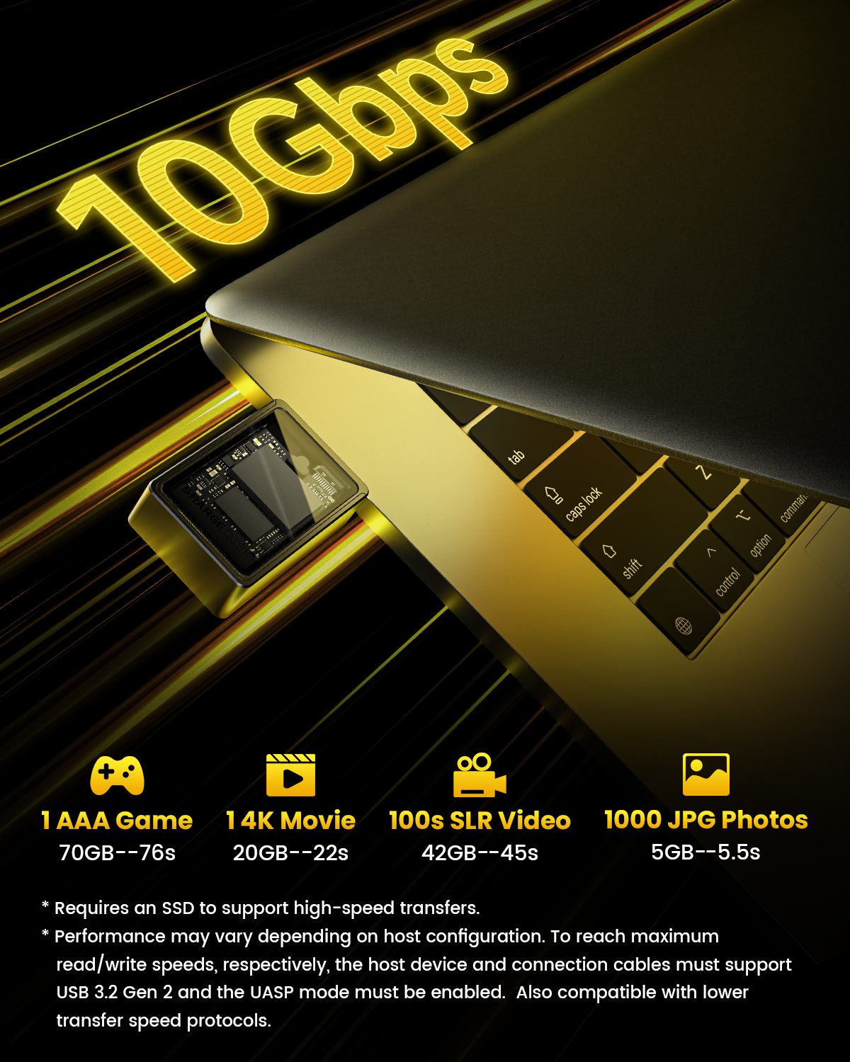 SHARGE-SSD Enclosure for Lapto - مراجعة External Nvme Ssd وسعره
