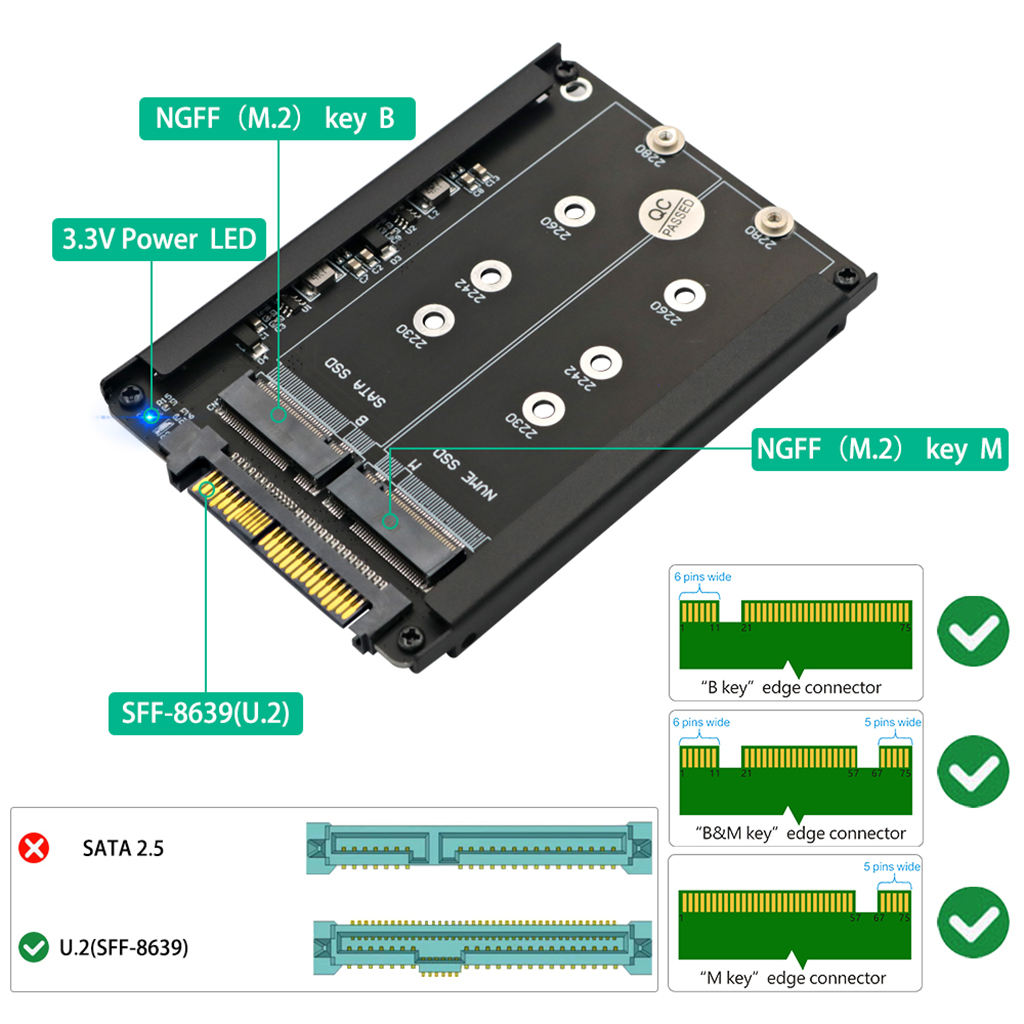 Adaptor SSD M2 SSD ke adaptor  - مراجعة External Nvme Ssd وسعره
